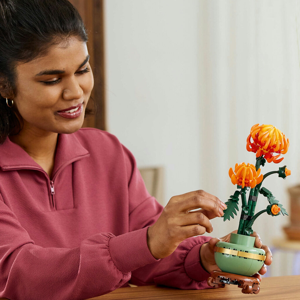 10368 LEGO® Botanical Collection Chrysanthemum, 278 osaa hinta ja tiedot | LEGOT ja rakennuslelut | hobbyhall.fi