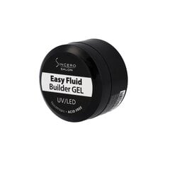 Rakennusgeeli Easy Fluid Sincero Salon, Babyboomer, 15 ml hinta ja tiedot | Kynsilakat ja kynsienhoitotuotteet | hobbyhall.fi