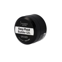 Statybinis gelis Easy Fluid Sincero Salon, Snow White, 15 ml hinta ja tiedot | Kynsilakat ja kynsienhoitotuotteet | hobbyhall.fi