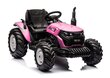 Lasten sähkötraktori HC-306 24V, pinkki, vaaleanpunainen hinta ja tiedot | Lasten sähköautot | hobbyhall.fi