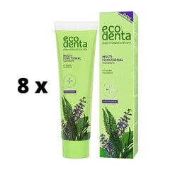 Monitoiminen Ecodenta hammastahna 7 yrtin ja Kalidentin uutteella, 100ml x 8 kpl. paketti hinta ja tiedot | Ecodenta Hajuvedet ja kosmetiikka | hobbyhall.fi