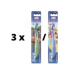 Lasten hammasharja Oral-B Kids, 3 kpl. paketti hinta ja tiedot | Suuhygienia | hobbyhall.fi