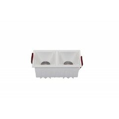 20W LED-kohdevalo Maytoni Alfa valkoinen Collection 6,5x12,6cm 4000K 1100lm DL043-02-10W4K-SQ-W hinta ja tiedot | Taskulamput ja valonheittimet | hobbyhall.fi