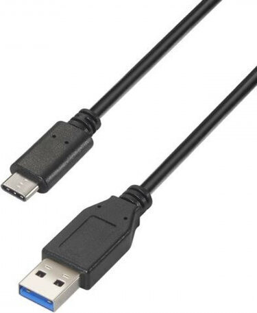 Aisens A107-0060, USB-C/USB-A, 1 m hinta ja tiedot | Kaapelit ja adapterit | hobbyhall.fi