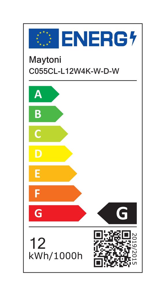 Maytoni Tekninen kattovalaisin FOCUS LED C055CL-L12W4K-W-W-D-W Valkoinen hinta ja tiedot | Kattovalaisimet | hobbyhall.fi