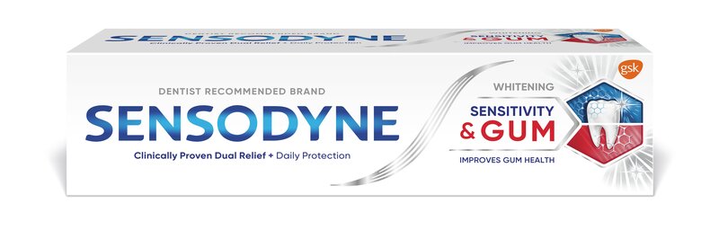 Sensodyne Sensitivity&Gum Whitening -hammastahna, 6 x 75 ml