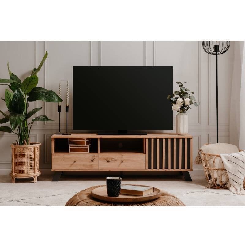 TV-taso Aatrium Medan, ruskea/harmaa hinta ja tiedot | TV-tasot | hobbyhall.fi