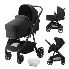 Baby Buggy lastenvaunut Vevor, musta hinta ja tiedot | Vaunut ja rattaat | hobbyhall.fi