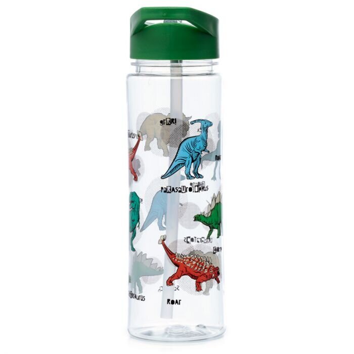 Rikkoutumaton muovinen vesipullo - Dinozauria 550 ml hinta ja tiedot | Juomapullot | hobbyhall.fi