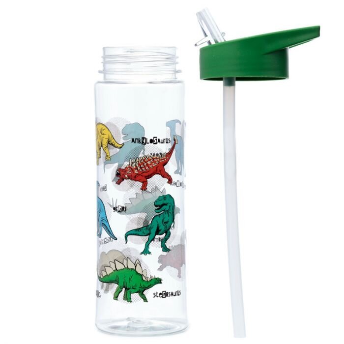 Rikkoutumaton muovinen vesipullo - Dinozauria 550 ml hinta ja tiedot | Juomapullot | hobbyhall.fi