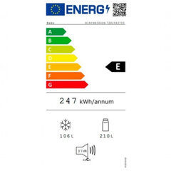 Beko B1RCNE364XB hinta ja tiedot | Jääkaapit | hobbyhall.fi