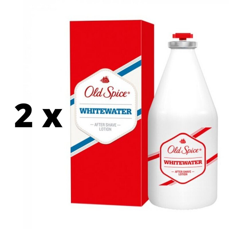 Aftershave lotion old spice White Water, 100 ml x 2 kpl. hinta ja tiedot | Parranajo ja karvanpoisto | hobbyhall.fi