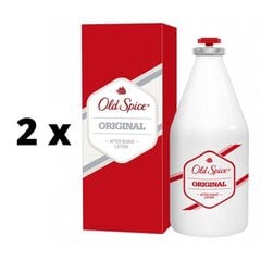 Aftershave lotion old spice Original, 100 ml x 2 kpl. hinta ja tiedot | Parranajo ja karvanpoisto | hobbyhall.fi