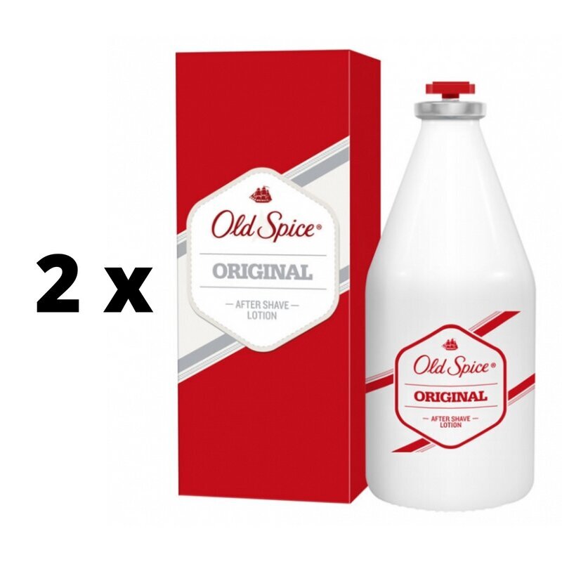 Aftershave Lotion Old Spice Original, 100 ml x 2 kpl. hinta ja tiedot | Parranajo ja karvanpoisto | hobbyhall.fi