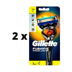 Razor Gillette fuusio Proglide Flexball Manual 2 päätä. x 2 kpl. hinta ja tiedot | Parranajo ja karvanpoisto | hobbyhall.fi