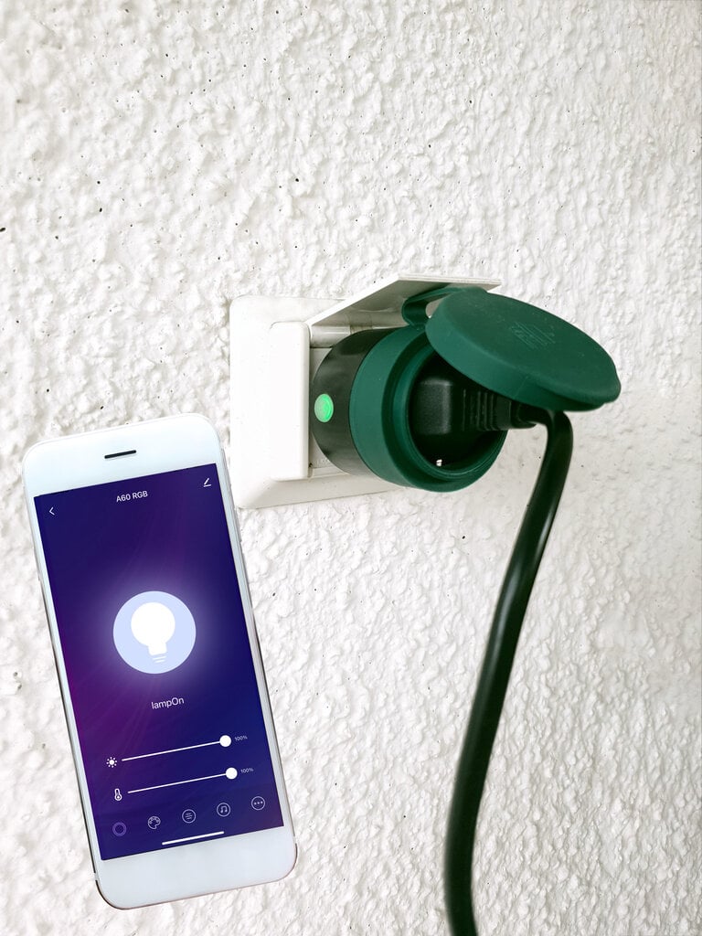 Plug Smart Plug ulkovihreään 369-02 hinta ja tiedot | LED-valonauhat | hobbyhall.fi