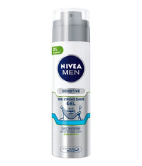 Parranajogeeli Nivea Men Sensitive, 6 x 200 ml hinta ja tiedot | Parranajo ja karvanpoisto | hobbyhall.fi