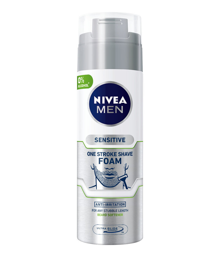 Partavaahto Nivea Men Sensitive, 6 x 200 ml hinta ja tiedot | Parranajo ja karvanpoisto | hobbyhall.fi