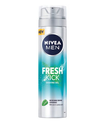 Parranajogeeli Nivea Men Fresh Kick, 6 x 200 ml hinta ja tiedot | Parranajo ja karvanpoisto | hobbyhall.fi