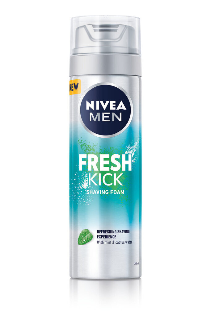 Partavaahto Nivea Men Fresh Kick, 6 x 200 ml hinta ja tiedot | Parranajo ja karvanpoisto | hobbyhall.fi