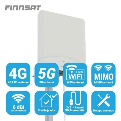 Finnsat 1500 4G/5G antenni hinta ja tiedot | Reitittimet ja modeemit | hobbyhall.fi