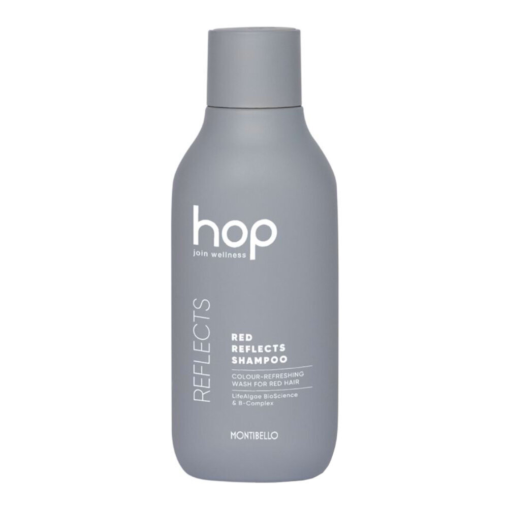 Montibello HOP Red Reflects - punaisille ja kastanjanruskeille hiuksille tarkoitettu värin korostusshampoo, 300ml hinta ja tiedot | Shampoot | hobbyhall.fi