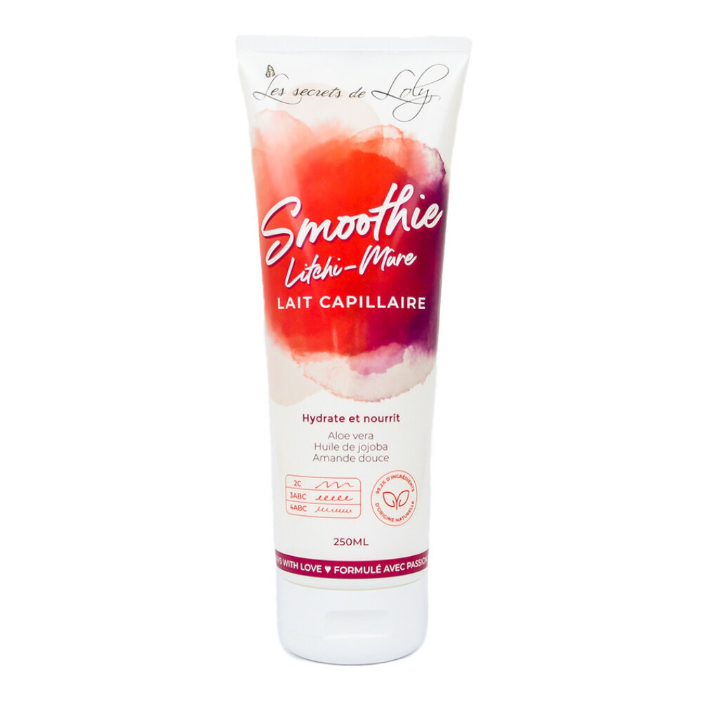 Les Secrets De Loly Smoothie Litchi Mure - Hiushoitoaine, kosteuttava ja ravitseva, huuhtelua ei tarvita, 250ml hinta ja tiedot | Naamiot, öljyt ja seerumit | hobbyhall.fi