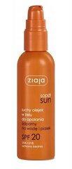 Ziaja, Sopot Auringon Kuivaöljy Geelinä, SPF 20, 90 ml hinta ja tiedot | Aurinkovoiteet | hobbyhall.fi