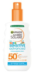 Aurinkosuojasuihke Garnier Ambre Solaire Kids SPF 50, 200 ml, 3 pakkausta hinta ja tiedot | Aurinkovoiteet | hobbyhall.fi