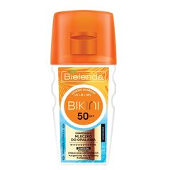 Lotion Bielenda Bikini kosteuttava aurinkovoide SPF50, 125 ml hinta ja tiedot | Aurinkovoiteet | hobbyhall.fi