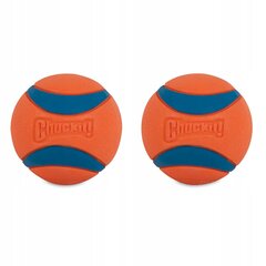 Pallosetti Chuckit! Ultra Ball, M, sininen/oranssi hinta ja tiedot | Koiran lelut | hobbyhall.fi