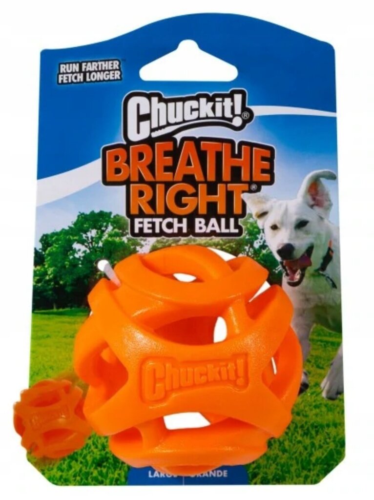 Chuckit! BREATHE RIGHT hengittävä koirapallo L hinta ja tiedot | Koiran lelut | hobbyhall.fi