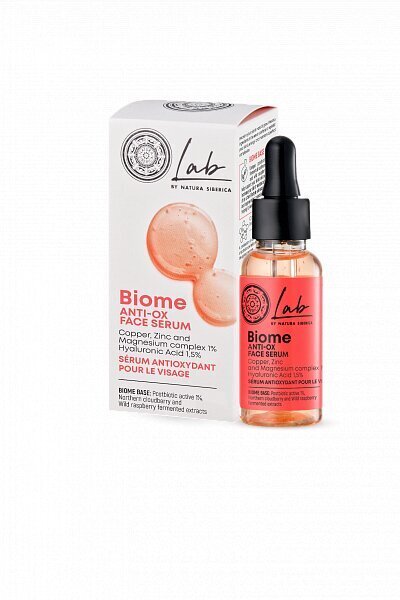 kiinteyttävä seerumi natura siberica lab biome face, 30ml hinta ja tiedot | Kasvoöljyt ja seerumit | hobbyhall.fi