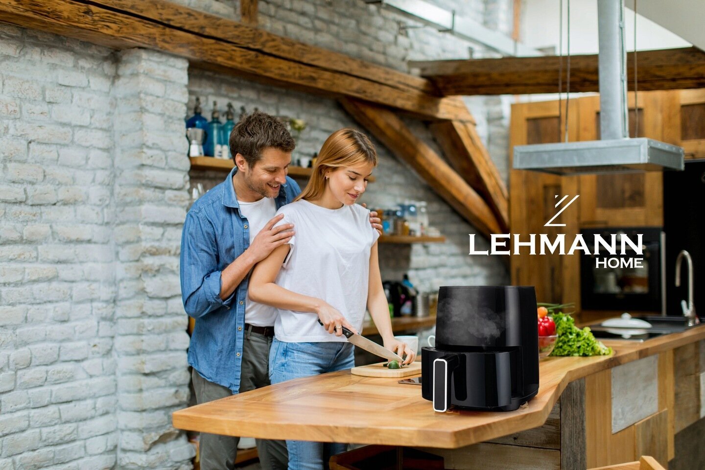 Lehmann Mace LHODF-1435 XL 3,5 litraa 1400 W hinta ja tiedot | Airfryerit ja friteerauskeittimet | hobbyhall.fi