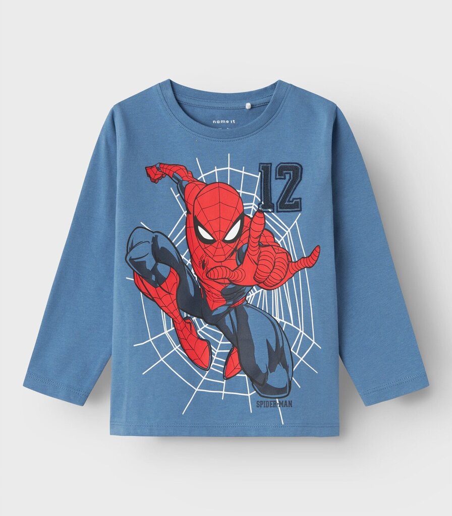 Name It -lasten paita Spiderman 13231947*01, sininen/corn 5715605797129 hinta ja tiedot | Naisten T-paidat | hobbyhall.fi