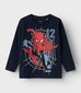 Name It -lasten paita Spiderman 13231947*02, laivastonsininen/dark 5715517060229 hinta ja tiedot | Naisten T-paidat | hobbyhall.fi