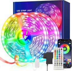 LED-nauhat, 30M, RGB 5050, Bluetooth hinta ja tiedot | LED-valonauhat | hobbyhall.fi