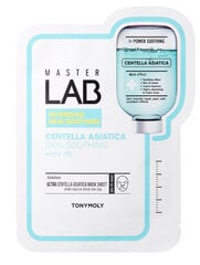 Monitoiminen kasvonaamio Tonymoly Master Lab Intensive Skin Soothing 19 g hinta ja tiedot | Kasvonaamiot ja silmänalusaamiot | hobbyhall.fi