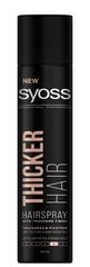 Hiusspray Syoss Thicker Hair, 3 x 300 ml hinta ja tiedot | Kampaamotuotteet | hobbyhall.fi