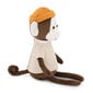 Pehmolelu Monkey Charlie oranssilla hattu 20cm hinta ja tiedot | Pehmolelut | hobbyhall.fi