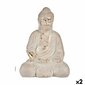 Koristeellinen puutarhafiguuri Buddha, 22,5 x 41,5 x 29,5 cm hinta ja tiedot | Puutarhakoristeet | hobbyhall.fi