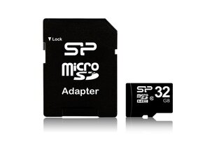 Silicon Power 32 GB, MicroSDHC, Flash me hinta ja tiedot | Puhelimen muistikortit | hobbyhall.fi