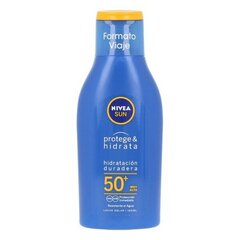 Aurinkosuojavoide lapsille Nivea Sun Protege & Hydrate SPF 50+, 100 ml hinta ja tiedot | Aurinkovoiteet | hobbyhall.fi