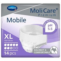 Aikuisten vaipat Hartmann Molicare Premium XL, 14 kpl hinta ja tiedot | Aikuisten vaipat ja inkontinenssisuojat | hobbyhall.fi