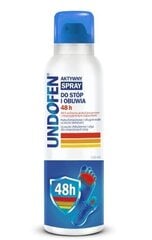 Undofen, Active Spray 48h jaloille ja kenkiin, 150 ml hinta ja tiedot | Deodorantit | hobbyhall.fi