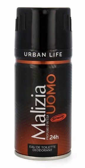 Malizia Uomo, Urban Life, Deodorantti, 150ml hinta ja tiedot | Deodorantit | hobbyhall.fi