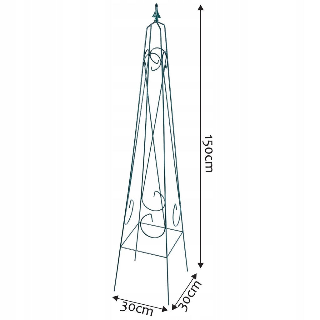 Pergola Garden Pyramid kukille, ruusuille, kiipeilijöille hinta ja tiedot | Puutarhakoristeet | hobbyhall.fi