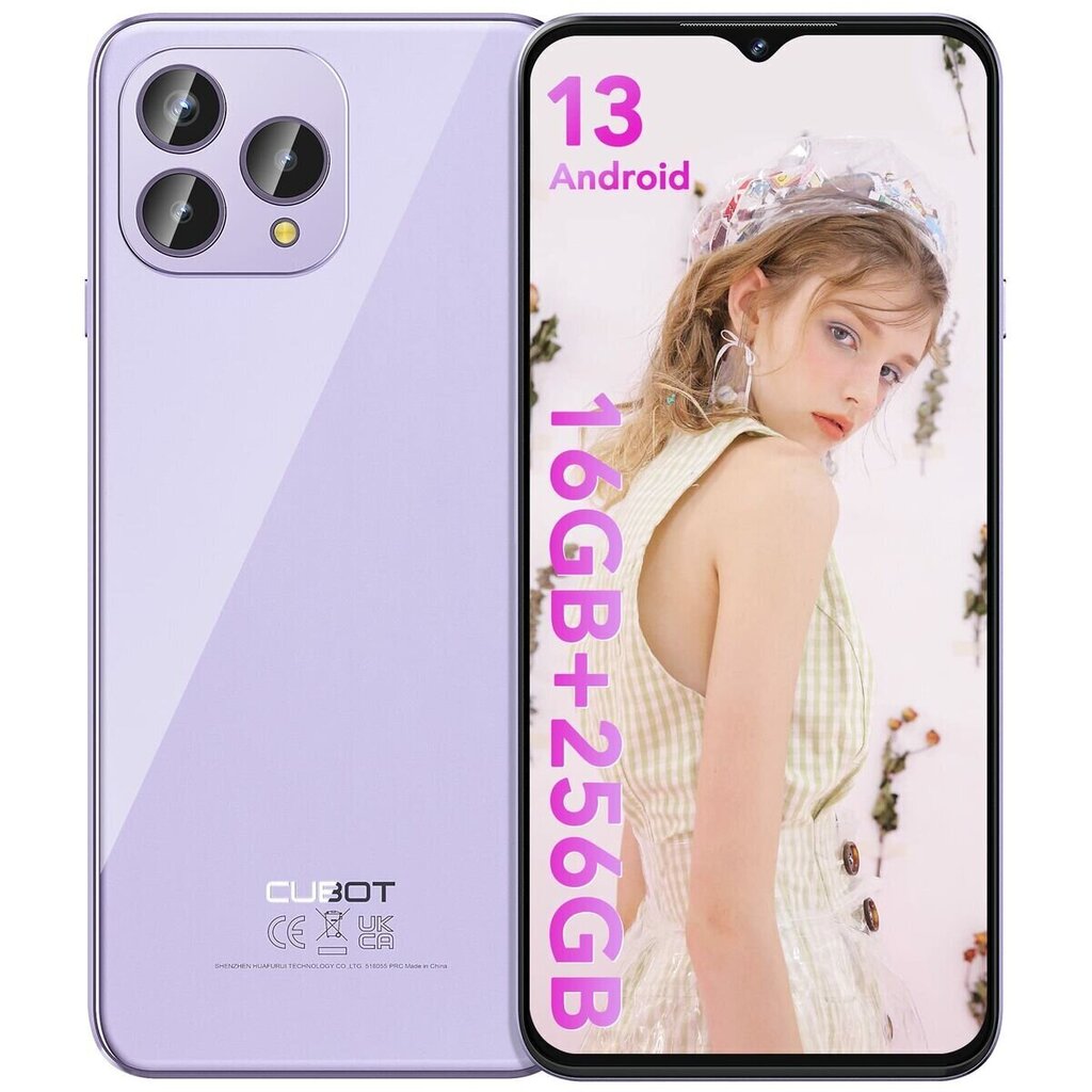 Cubot P80 Dual SIM 8/256GB Purppura hinta ja tiedot | Matkapuhelimet | hobbyhall.fi