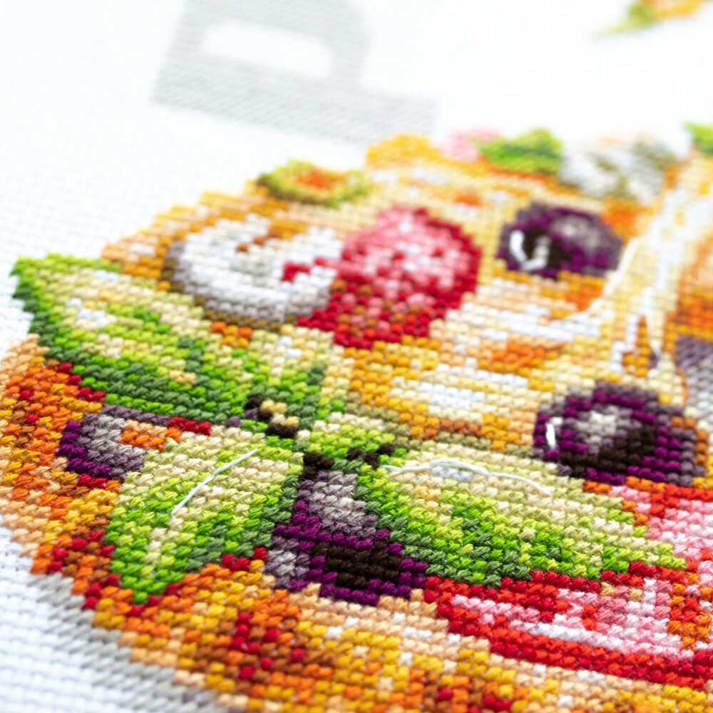 Ristipistopakkaukset Magic Needle "PIZZA" 528-557 hinta ja tiedot | Kirjontatarvikkeet | hobbyhall.fi