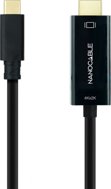 Nanokaapeli USB-C/HDMI, 3 m hinta ja tiedot | Kaapelit ja adapterit | hobbyhall.fi